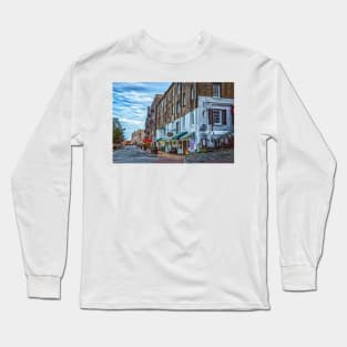 River Street Savannah Georgia Long Sleeve T-Shirt